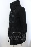 画像2: KMRii / Denim duffle coat　コート 1 ブラック O-25-02-28-044-KM-ou-YM-OS (2)