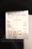 画像4: NO ID. / ウールコットン縮絨チェスターコート 3 ブラック O-25-03-09-056-NO-ja-YM-ZT378 (4)