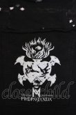 画像7: Moonage Devilment / 【タグ付き】PROPA9ANDAコラボ REVERBRATION SHADOW（クラッシュ）Tシャツ 46 ブラック T-24-07-05-018-Mo-ts-YM-ZT (7)