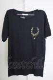 画像1: MENTAL / 刺繍入りBIG Tシャツ L ブラック T-24-07-05-020-ME-ts-YM-ZT416 (1)