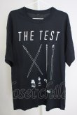 画像1: KIYOHARU / test one Tシャツ  ブラック T-24-07-05-023-el-ts-YM-ZT416 (1)