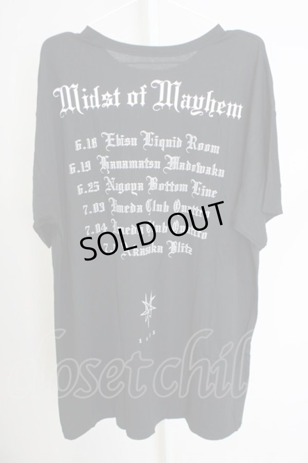 画像2: MARDI GRAS / midst of mayhem Tシャツ M ブラック T-24-07-05-026-MA-ts-YM-ZT (2)