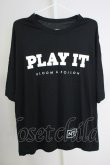 画像1: KUROYUME / BLOOM & POISON　PLAY IT Tシャツ M ブラック T-24-07-05-027-KU-ts-YM-ZT416 (1)