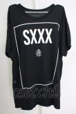 画像1: SADS / SXXX スーパーBIG Tシャツ M ブラック T-24-07-05-030-SA-ts-YM-ZT416 (1)