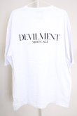 画像2: Moonage Devilment(清春) / 10TH ANNIVERSARY Tシャツ 46 ホワイト T-24-07-05-009-Mo-ts-YM-ZT (2)