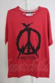 画像1: Moonage Devilment / 【タグ付き】PROPA9ANDAコラボ REVERBRATION SHADOWTシャツ 44 レッド T-24-07-05-011-Mo-ts-YM-ZT (1)