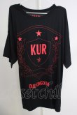 画像1: KUROYUME / エンブレムBIGTシャツ M ブラックｘレッド T-24-07-05-014-KU-ts-YM-ZT (1)