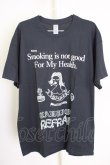 画像1: MARDI GRAS / Enjoy Smoking　Tシャツ XL ブラック T-24-07-10-024-MA-ts-YM-ZT410 (1)