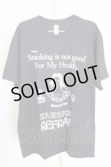 画像: MARDI GRAS / Enjoy Smoking　Tシャツ XL ブラック T-24-07-10-024-MA-ts-YM-ZT410