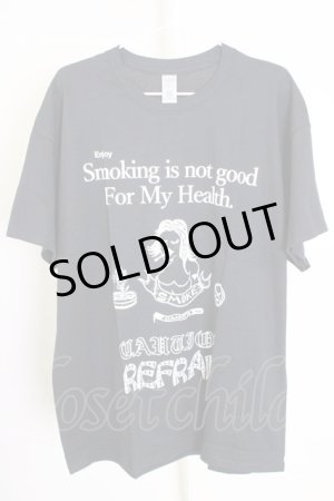 画像: MARDI GRAS / Enjoy Smoking　Tシャツ XL ブラック T-24-07-10-024-MA-ts-YM-ZT410