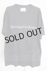 画像: Moonage Devilment（清春） / 【タグ付き】GLAM ADDICTION LIMITED　Tシャツ F ブラックｘシルバー T-24-07-10-031-0-ts-YM-ZT