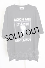 画像: Moonage Devilment（清春） / Print Big　ガールTシャツ 46 ブラック T-24-07-10-034-0-ts-YM-ZT410