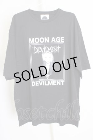 画像: Moonage Devilment（清春） / Print Big　ガールTシャツ 46 ブラック T-24-07-10-034-0-ts-YM-ZT410