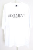 画像1: Moonage Devilment(清春) / F/PRINT OVER Tシャツ 46 ホワイト T-24-07-10-004-Mo-ts-YM-ZT406 (1)