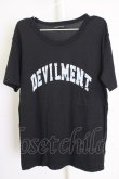 画像1: Moonage Devilment（清春） / ロゴポケットTシャツ 44 ブラック T-24-07-10-037-0-ts-YM-ZT (1)