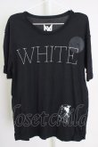 画像1: Moonage Devilment（清春） / WHITEプリントTシャツ 46 ブラック T-24-07-10-038-0-ts-YM-ZT410 (1)