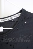 画像3: Moonage Devilment（清春） / PROPA9ANDAコラボ DISTORTION CARSH Tシャツ 44 ブラック T-24-07-10-041-0-to-YM-ZT420 (3)