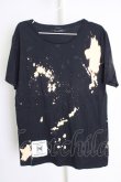 画像1: Moonage Devilment（清春） / ブリーチTシャツ  ブラック T-24-07-10-044-0-to-YM-ZT (1)