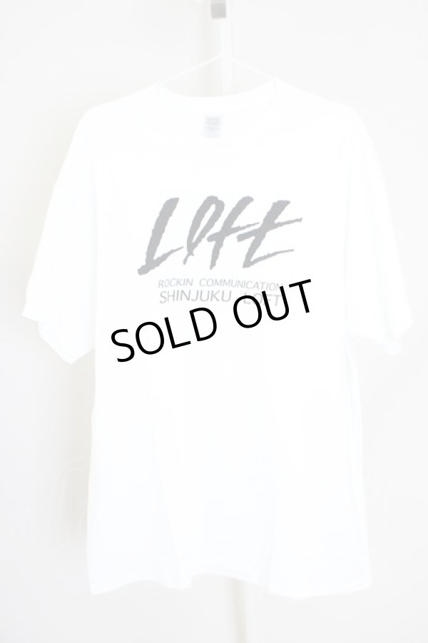 画像1: KIYOHARU / LOFT　Tシャツ「LIVE HOUSE NEVER DIE」 XL ホワイト T-24-07-10-007-0-ts-YM-ZT406 (1)