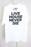 画像2: KIYOHARU / LOFT　Tシャツ「LIVE HOUSE NEVER DIE」 XL ホワイト T-24-07-10-007-0-ts-YM-ZT406 (2)