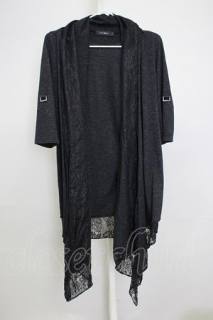 画像: CIVARIZE / Morrow6分袖レイヤードトッパーロング 44 ブラック T-24-08-02-034-CI-to-YM-ZT311