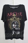 画像1: Deadly Claris / ARCHE Tシャツ  ブラック T-24-08-02-015-De-ts-YM-ZT315 (1)