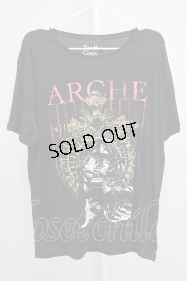 画像1: Deadly Claris / ARCHE Tシャツ  ブラック T-24-08-02-015-De-ts-YM-ZT315 (1)