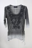 画像1: CIVARIZE / FUGA　ダブルネームシャーリング五分袖カットソー’11SS 44 グレー T-24-08-08-028-CI-to-YM-ZT (1)