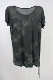 画像2: KMRii / Magnolia tencel washed Tシャツ 2 チャコール T-24-08-08-032-KM-ts-YM-ZT (2)