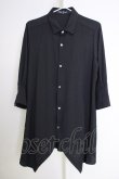 画像1: NO ID. BLACK / ドライタッチストレッチロングシャツ 1 ブラック T-24-09-04-013-NO-sh-YM-ZT (1)