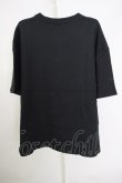 画像2: OY / ジップデザインTシャツ  ブラック T-24-09-11-020-OY-ts-YM-ZT073 (2)