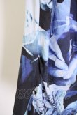 画像5: CIVARIZE / Iris ドレープ花柄Tシャツ 44 ブルー T-24-09-13-015-CI-ts-YM-ZT (5)