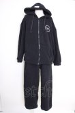 画像1: NIL DUE / NIL UN TOKYO / PLUG ZIP HOOD セットアップ M/L ブラック T-24-10-08-004-NI-za-YM-ZT424 (1)