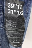 画像7: AFYF(rovtski) / DENIM BOA　オーバーサイズLONG Gジャン F ブルー T-25-01-30-007-0-ou-YM-ZT-M103 (7)