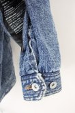 画像8: AFYF(rovtski) / DENIM BOA　オーバーサイズLONG Gジャン F ブルー T-25-01-30-007-0-ou-YM-ZT-M103 (8)