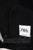 画像7: ZARA / 裏ボアフェイクスウェードブルゾンジャケット EU XL ブラック T-25-02-13-012-ZA-ou-YM-ZT-ML005 (7)