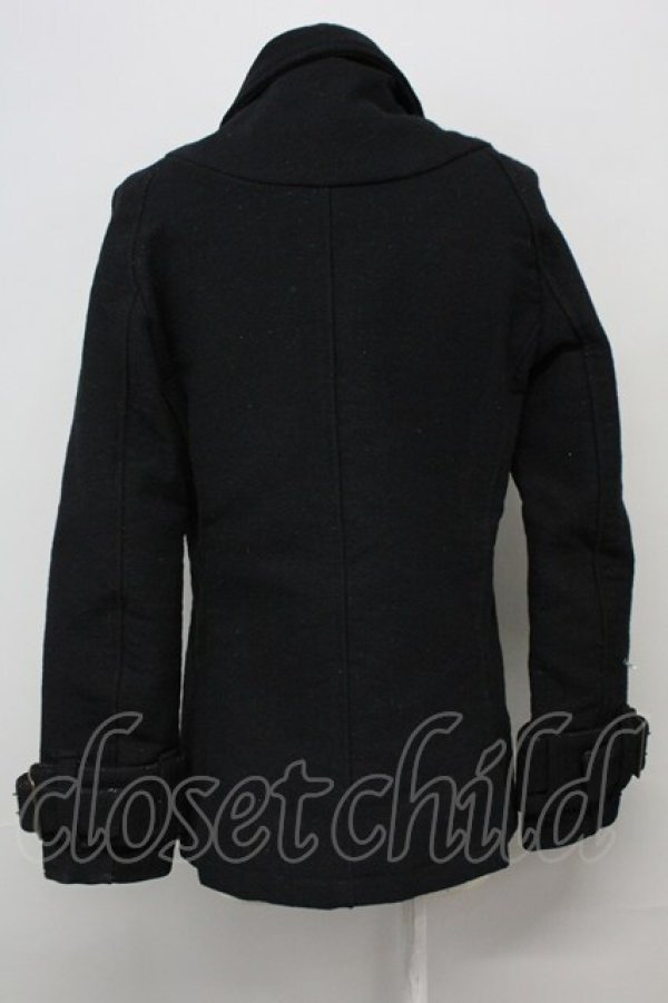 画像2: LGB / P-COAT/M【メンズ1】　Pコート 1 ブラック T-25-02-19-013-LG-ou-YM-ZT-M009 (2)