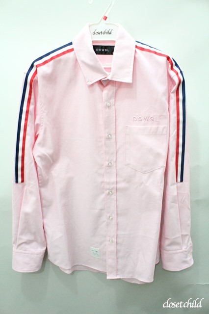 【SALE】DOWBL シャツ.Oxford Tricolor【現在買取対象外】 /ピンク/42