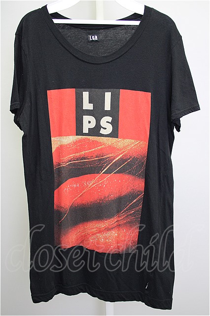 SALE】LGB Tシャツ.LIPS /ブラック/1 - メンズクローゼットチャイルド