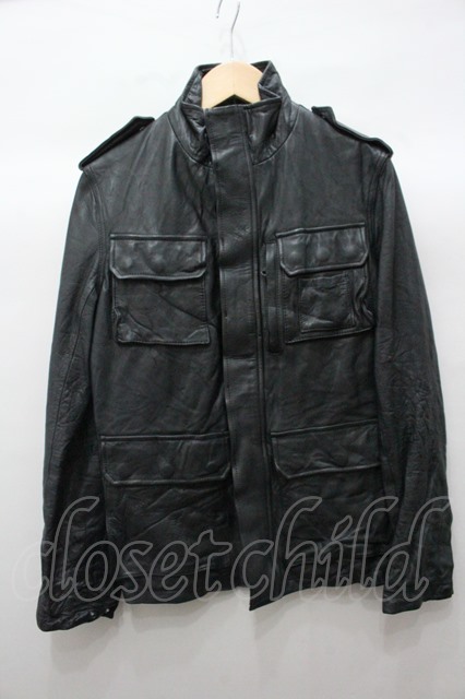 SALE】attack the mind 7 ジャケット.wash leather oxhide SAFARI