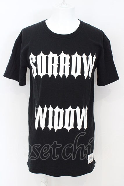 Moonage Devilment(清春) Tシャツ.SORROW WIDOW /ブラック/44  O-23-04-24-010w-1-ts-Mo-m-YM-OS