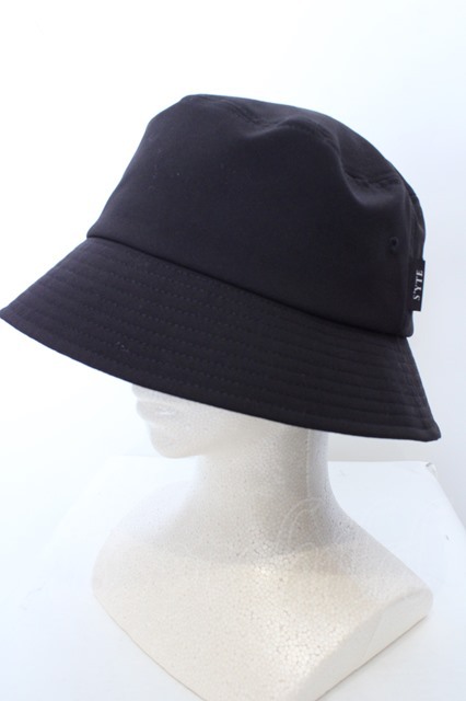 S'YTE ハット.Pe/Rayon Gabardine Stretch Bucket Hat /ブラック/F  O-23-05-12-032w-1-za-KU-m-YM-OS