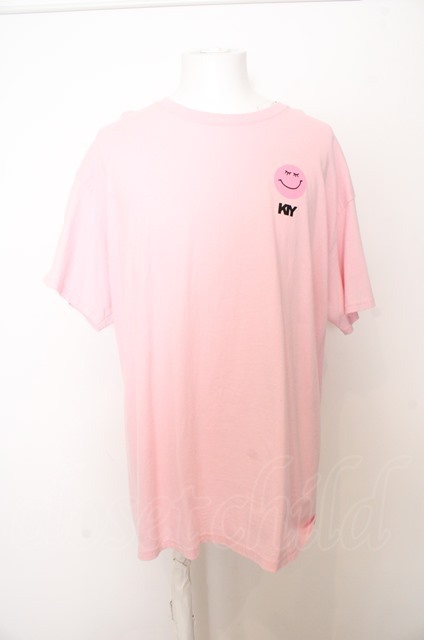 SALE】MARDIGRAS(SADS清春) Tシャツ.Smily KIY /ピンク/XL O-23-05-24-001-MA-ts-YM-ZT48  - メンズクローゼットチャイルド